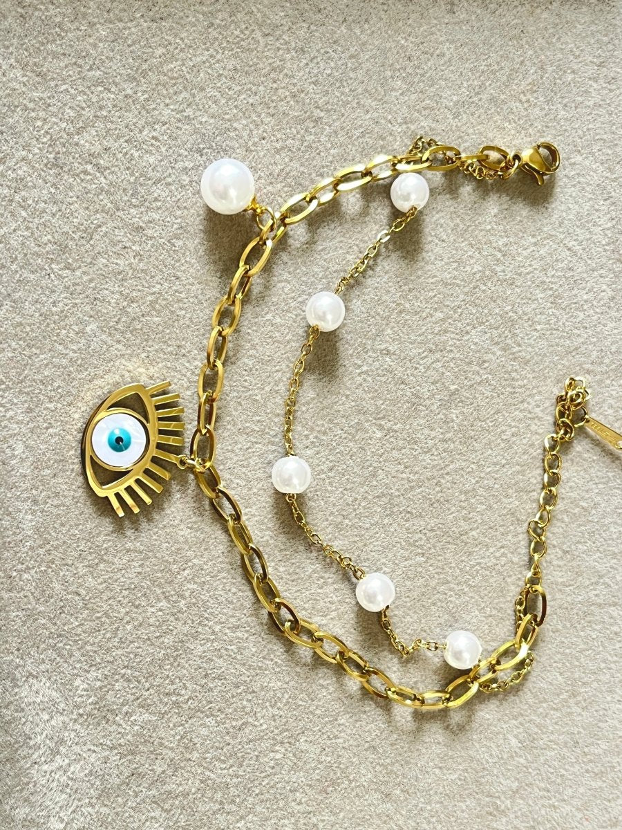 Aura Eye Bracelet - Silks & Jewels