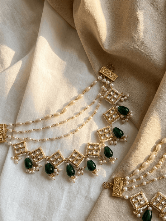 Zohra kundan kaanchain - Silks & Jewels