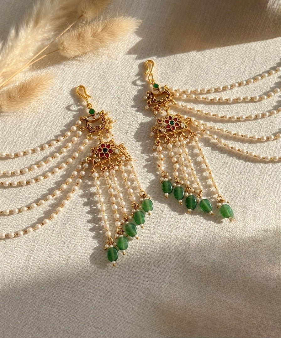Ananta Jadau kaanchain - Silks & Jewels