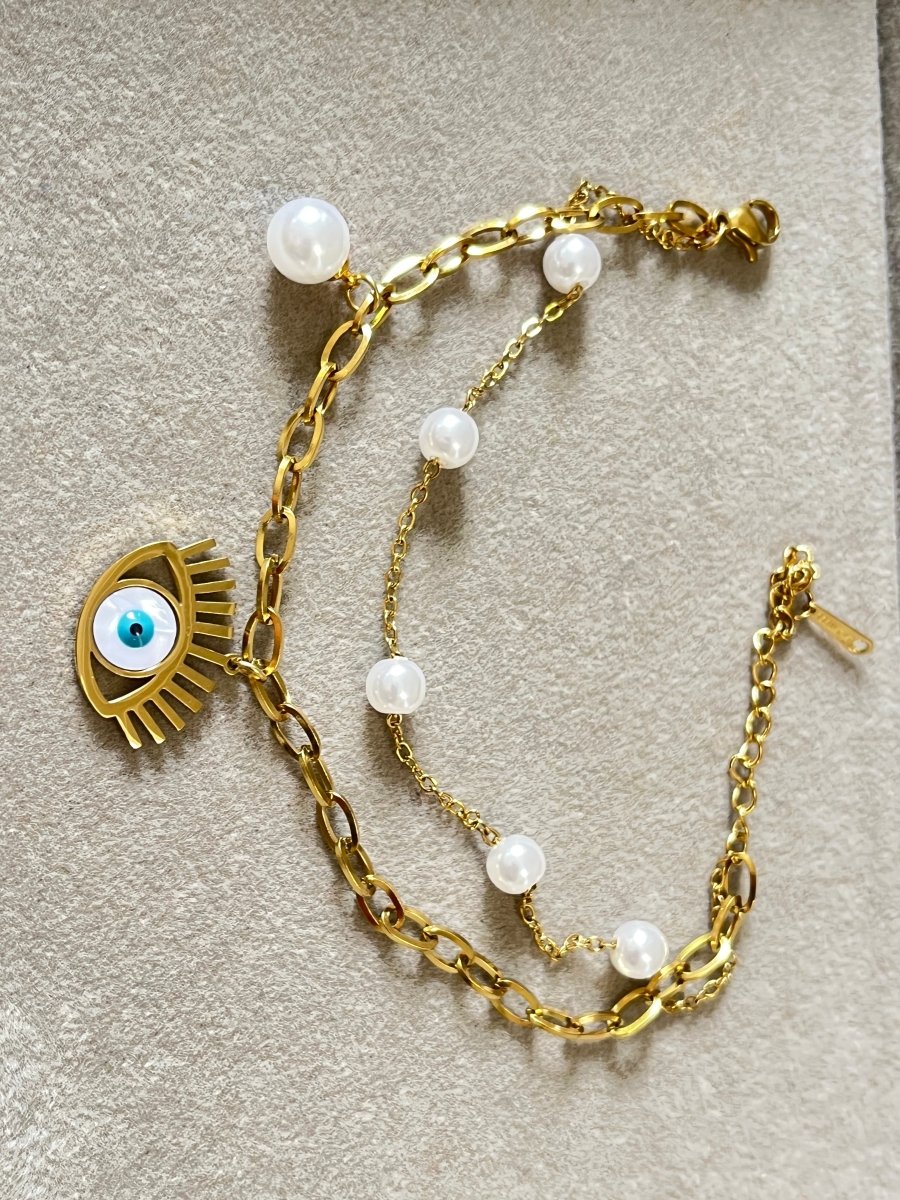 Aura Eye Bracelet - Silks & Jewels