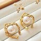 Belle Pearl Curves Earrings - Silks & Jewels