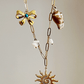 Boho Sun and Shell Gold Plated Pearl Necklace - Silks & Jewels