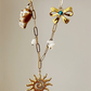 Boho Sun and Shell Gold Plated Pearl Necklace - Silks & Jewels