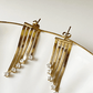 Cascade Elegance Crystal Strand Drop Earrings - Silks & Jewels