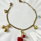 Cherry Charm Bracelet - Silks & Jewels