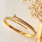 Classic nail bracelet - Silks & Jewels