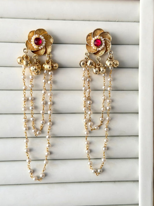 Dastoor Earrings - Silks & Jewels