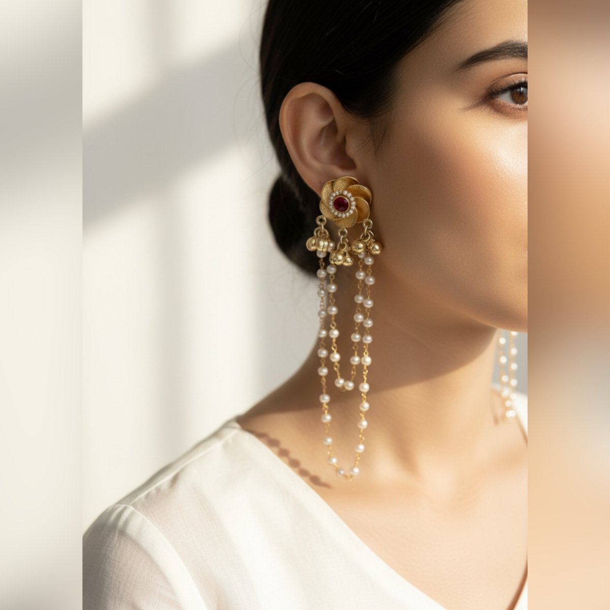 Dastoor Earrings - Silks & Jewels