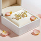 Dazzling Bow Crystal Detail Gold Plated Stud Earrings - Silks & Jewels