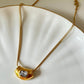 Double Chain Stainless Steel Anti - Tarnish Necklace - Silks & Jewels