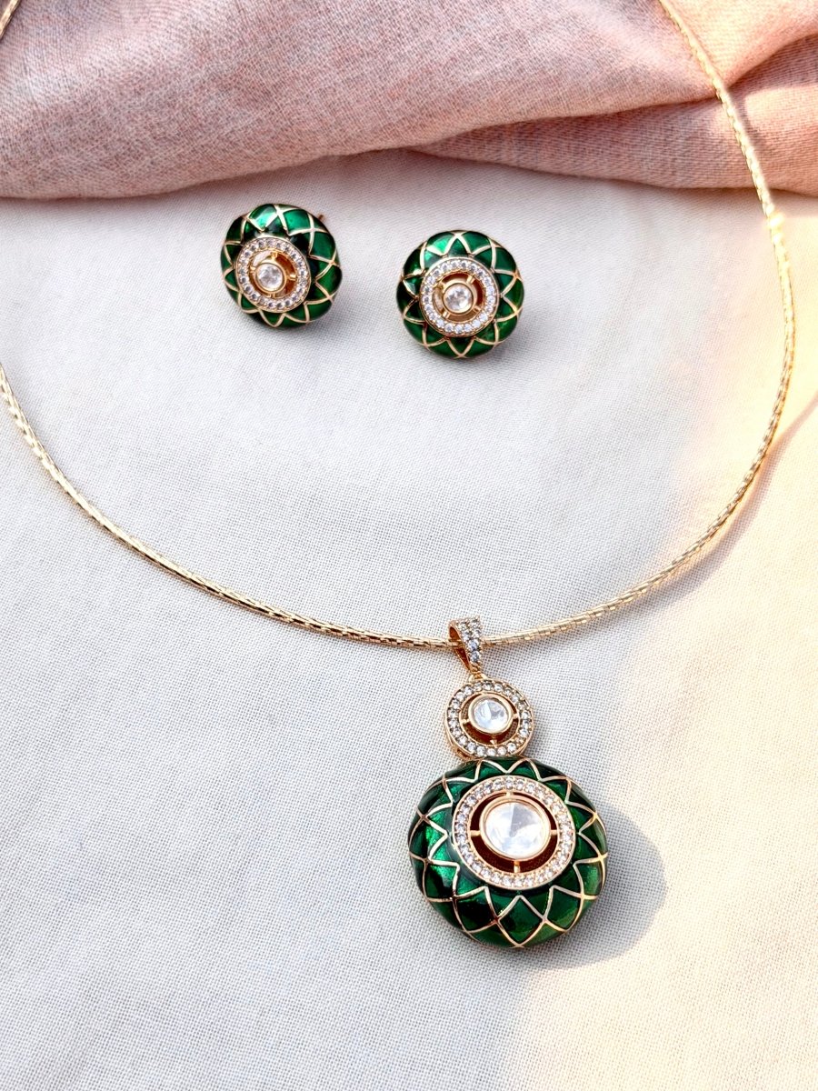 Fiore Necklace Set - Silks & Jewels