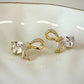 Gleam Bow Studs - Silks & Jewels