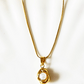 Golden Pearl Elegance Single Pearl Necklace - Silks & Jewels