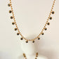 Green Diamonds Drop Necklace - Silks & Jewels
