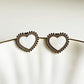 Heart Stainless Steel Anti - Tarnish Stud Earrings - Silks & Jewels