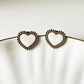 Heart Stainless Steel Anti - Tarnish Stud Earrings - Silks & Jewels