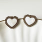 Heart Stainless Steel Anti - Tarnish Stud Earrings - Silks & Jewels