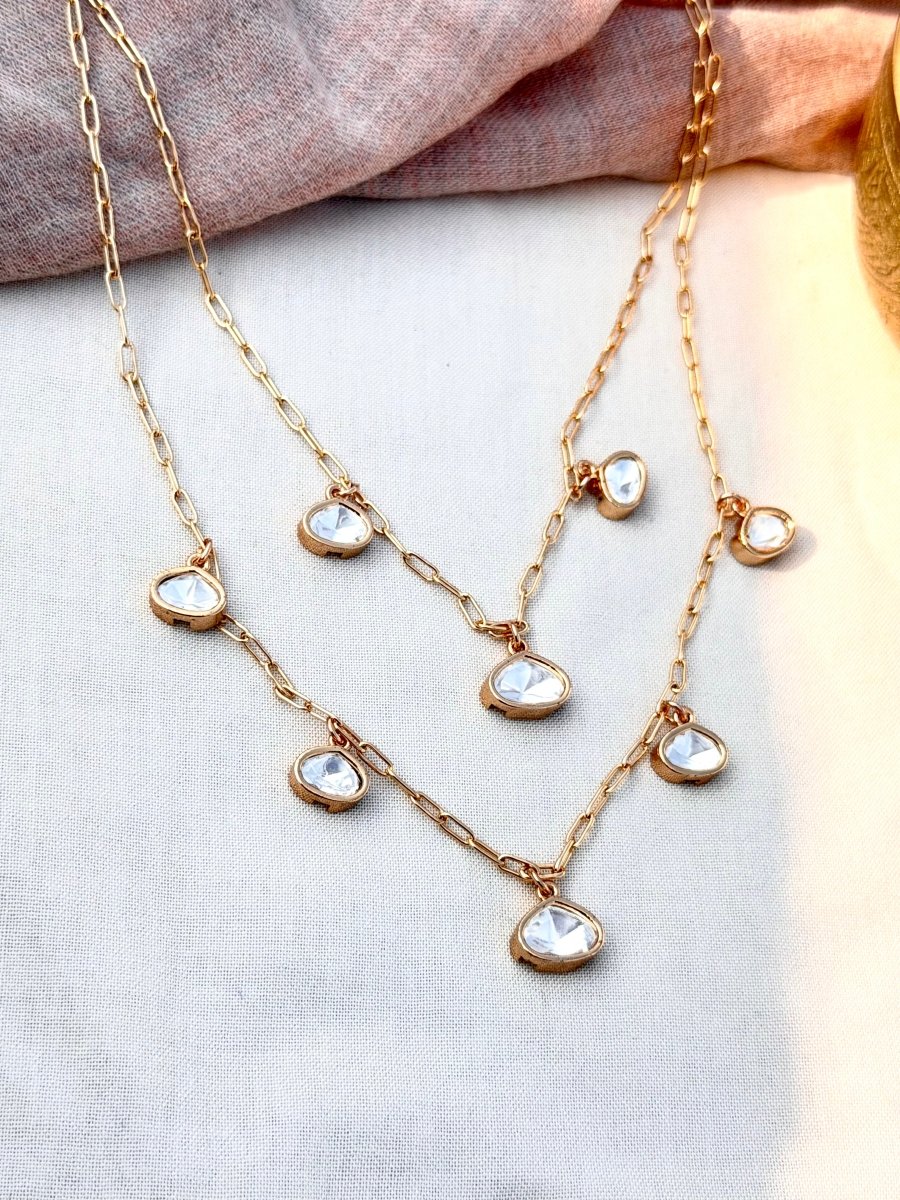 Inaya Layer Necklace Set - Silks & Jewels
