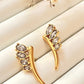 Leaf whisper Earrings - Silks & Jewels