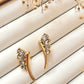 Leaf whisper Earrings - Silks & Jewels