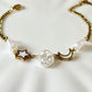 Luna Pearl Charm Bracelet - Silks & Jewels