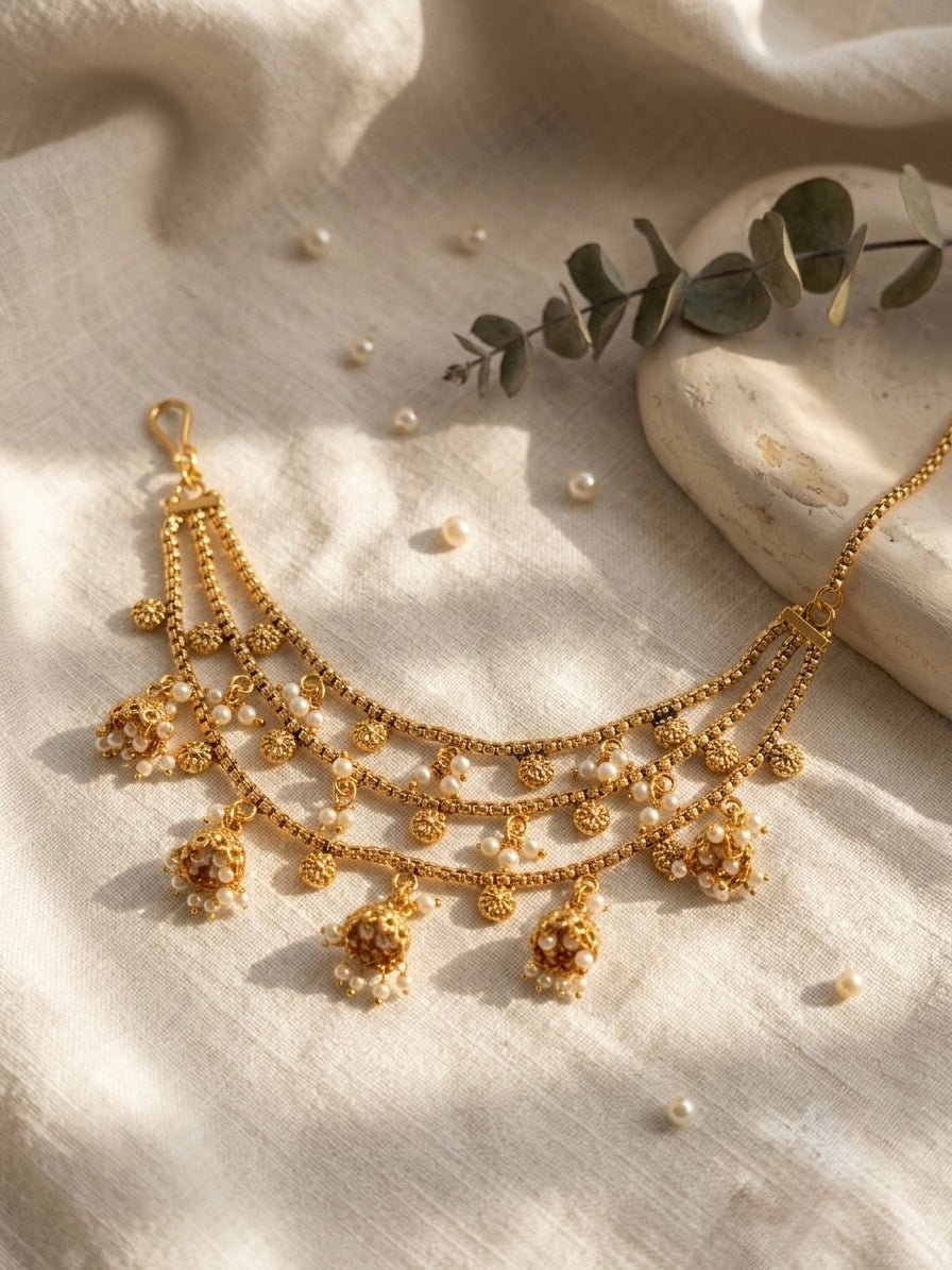 Manjari Earchain - Silks & Jewels