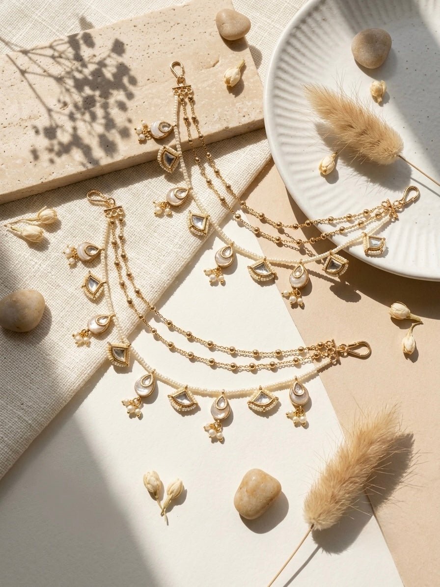 Meena kundan kanauti - Silks & Jewels