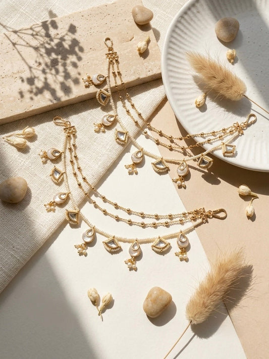 Meena kundan kanauti - Silks & Jewels