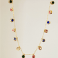 Multi Charm Ball Stainless Steel Waterproof Necklace - Silks & Jewels