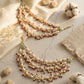 Multilayered pearl kaanchain - Silks & Jewels