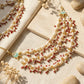 Multilayered pearl kaanchain - Silks & Jewels