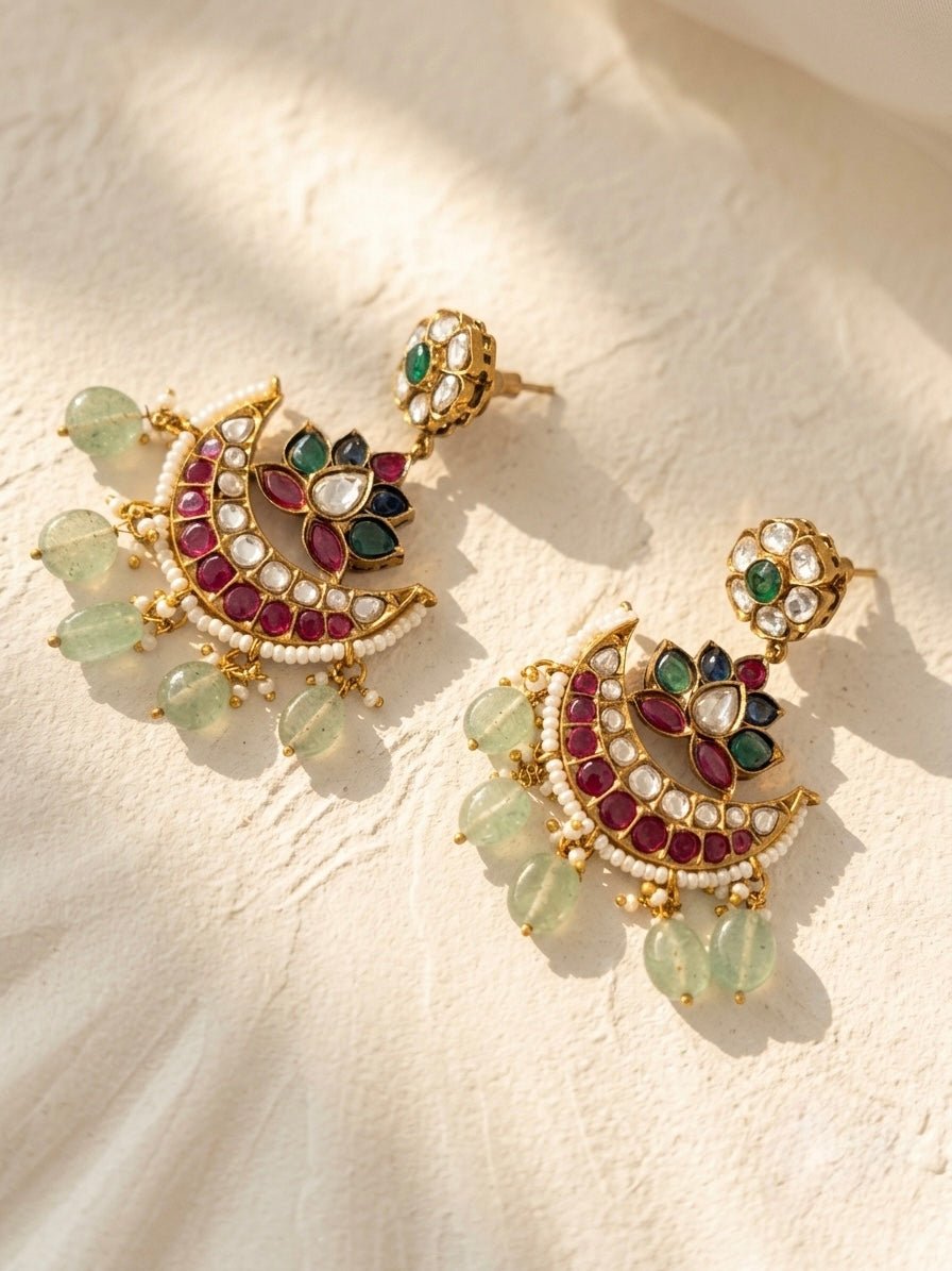 Navratan Chand Haar - Silks & Jewels