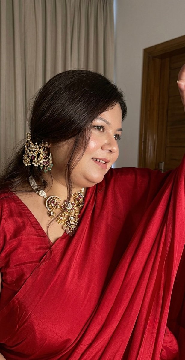 Navratan Chand Haar - Silks & Jewels