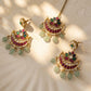 Navratan Chand Haar - Silks & Jewels