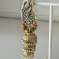 Noorja Peacock Jhumka - Silks & Jewels
