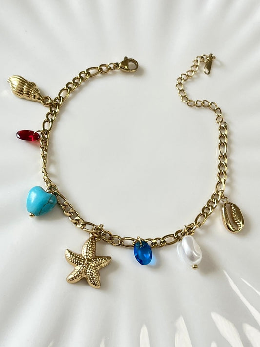 SeaMuse Charm Chain - Silks & Jewels