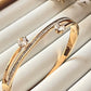 Twin Solitaire Bracelet - Silks & Jewels