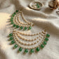 Twinkle green drop kaanchain - Silks & Jewels