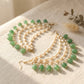 Twinkle green drop kaanchain - Silks & Jewels