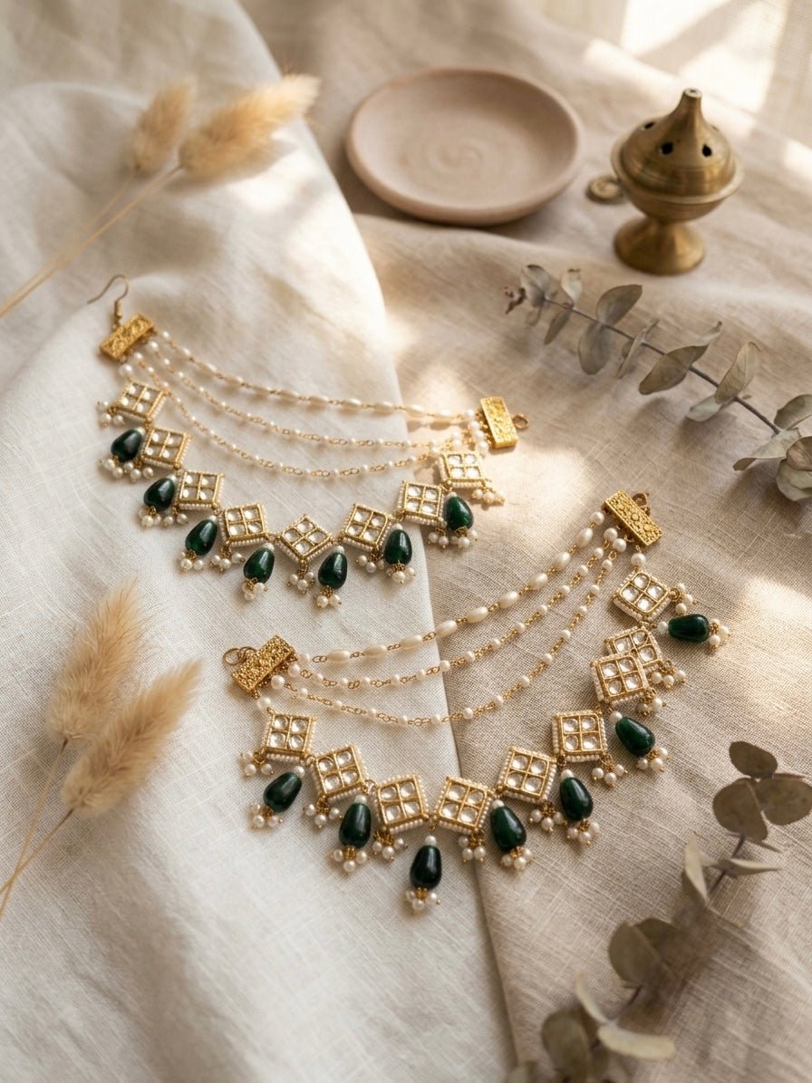 Zohra kundan kaanchain - Silks & Jewels